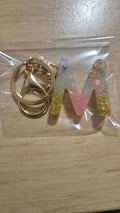 Letter M keychain