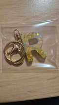 Letter R keychain