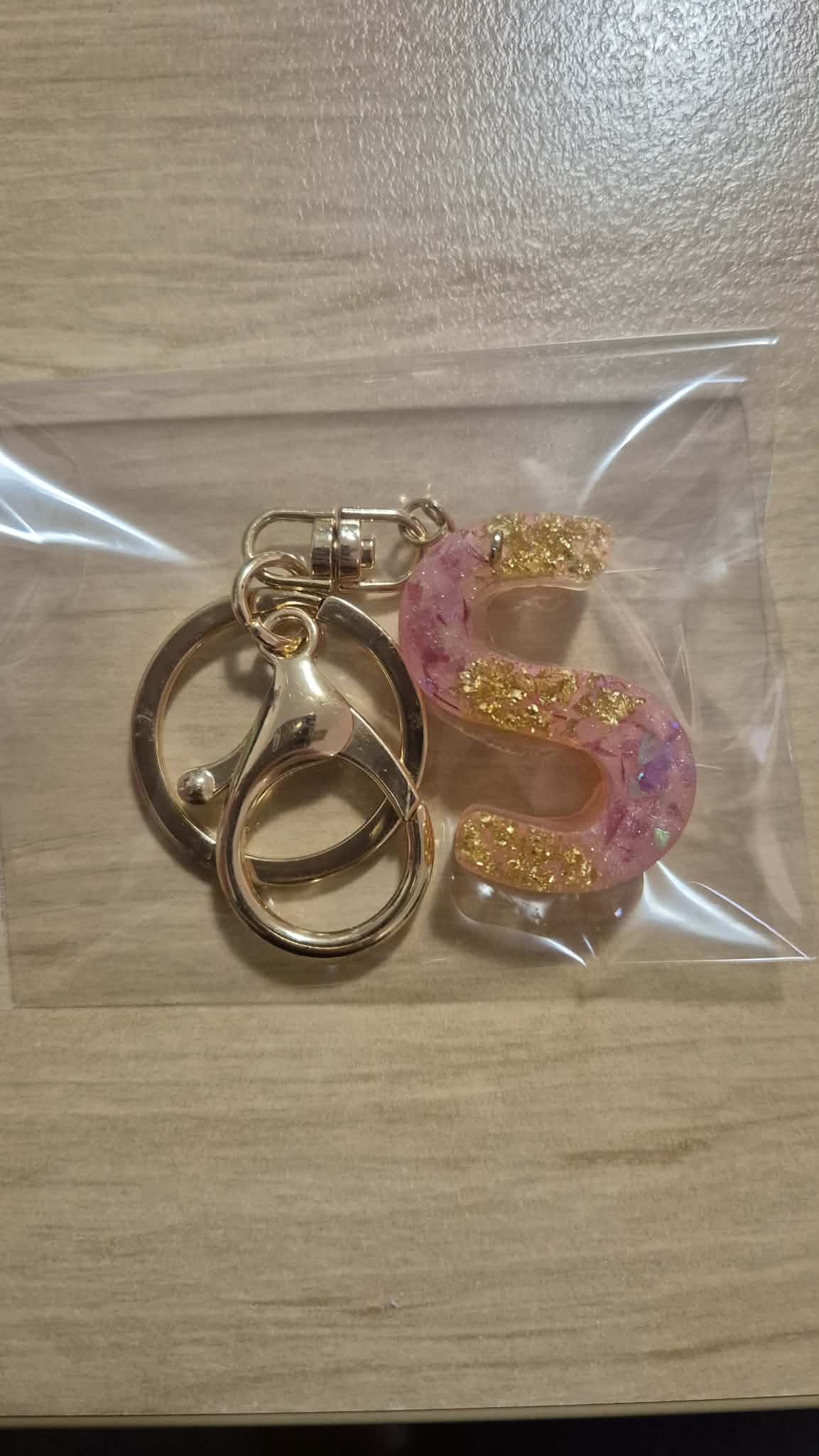 Letter S keychains