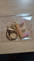 Letter E keychain